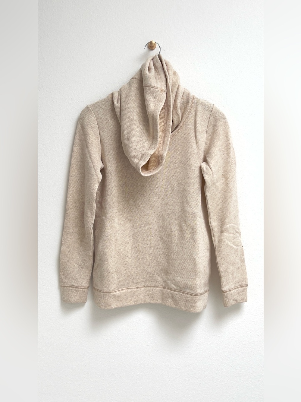 JCrew Cozy Women's Cowl Neck Sweater in Beige, XS